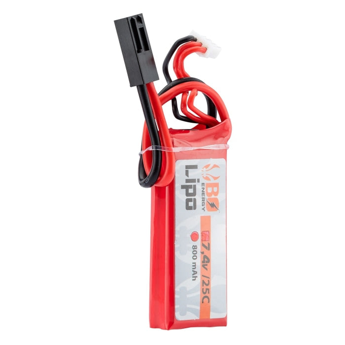 1 stick batterie Lipo 2S 7.4V 800mAh 25C A63001