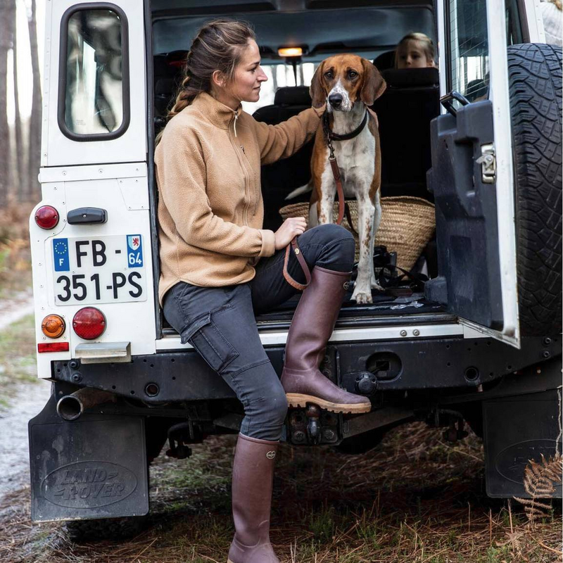 Bottes femmes Le Chameau Saint-Hubert - Doublées cuir