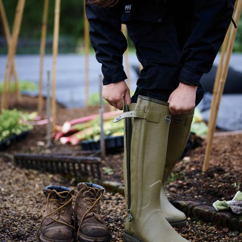 Bottes femmes Le Chameau chasseur - Doublées cuir