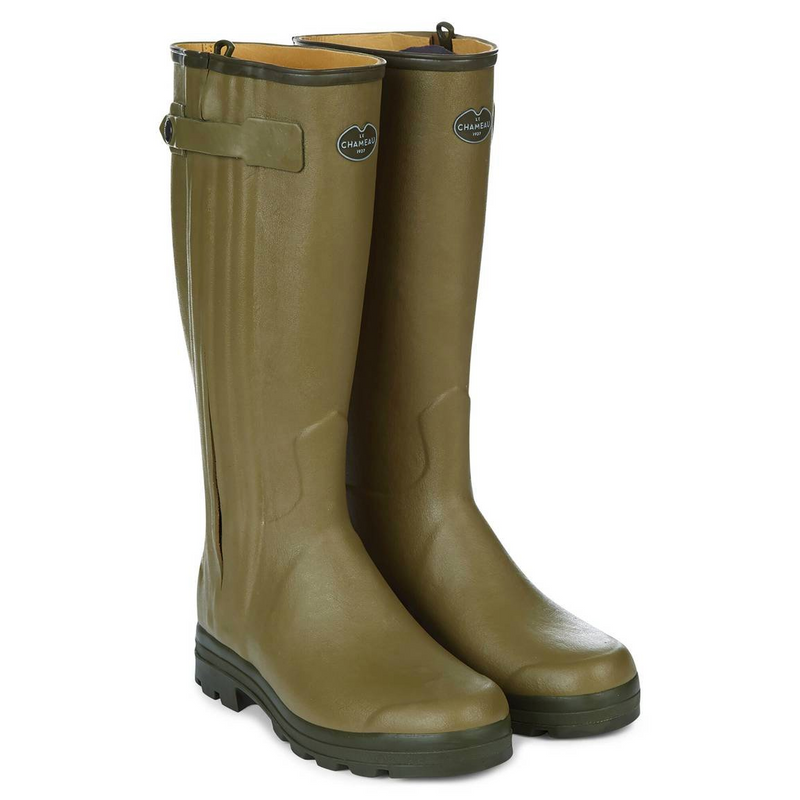 Bottes Le Chameau chasseur - Doublées cuir