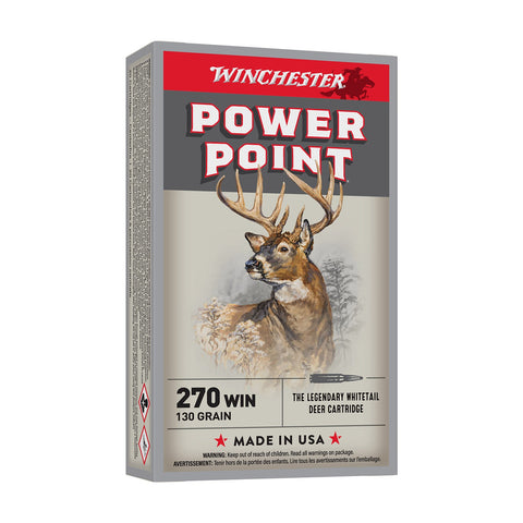 Balles Winchester Power Point - Cal. 270 Win