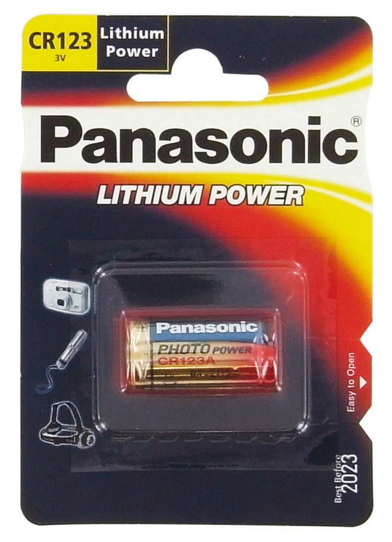 Pile Panasonic CR123 Lithium 3V