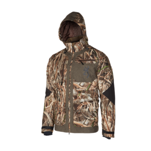 "Parka Browning XPO Toundra MAX7, vêtement de chasse haut de gamme avec motif de camouflage MAX7 pour une discrétion optimale en milieu sauvage."