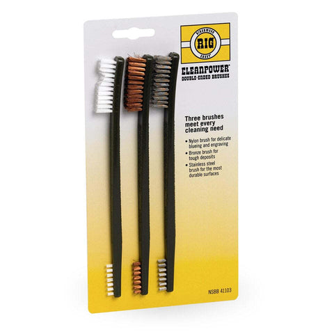 Set de 3 Brosses de Nettoyage Birchwood-Casey - ChasseTir.com