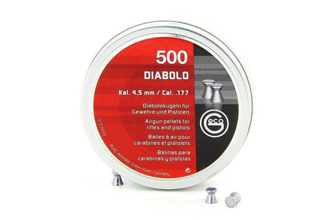 Plombs Geco diabolo 0.45g - Par 25000 - Cal. 4.5 Default Title - ChasseTir.com