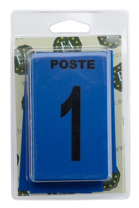 Lot de 27 plaques Europ-Arm Postes de Chasse - 10X8cm - ChasseTir.com