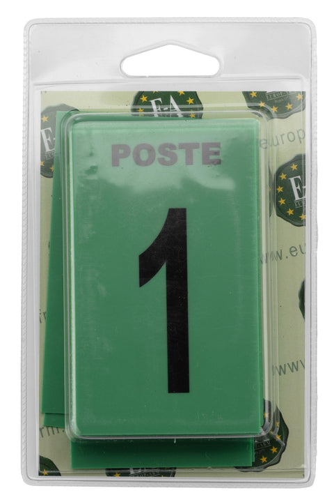 Lot de 27 plaques Europ-Arm Postes de Chasse - 10X8cm - ChasseTir.com