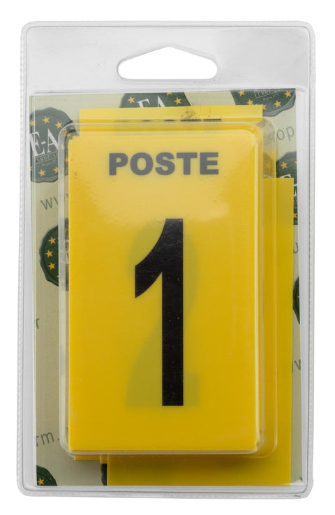 Lot de 27 plaques Europ-Arm Postes de Chasse - 10X8cm - ChasseTir.com