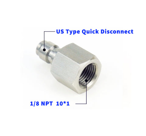 Adaptateur Redline HPA / PCP 1/8 NPT avec Connecteur Type US