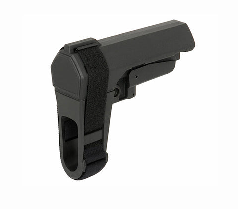 Crosse Bo Manufacture Minimaliste Noire pour M4 AEG - ChasseTir.com