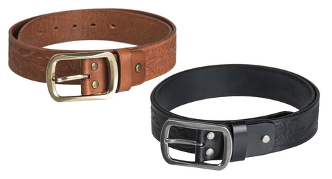 Ceinture Europ-Arm Western en Cuir