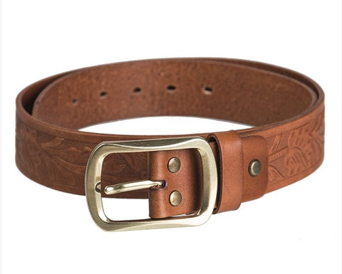 Ceinture Europ-Arm Western en Cuir