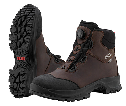 Chaussures de Chasse Aigle Laforce No Lace - Marron - ChasseTir.com