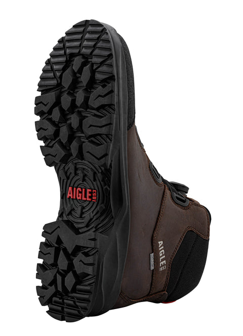 Chaussures de Chasse Aigle Laforce No Lace - Marron - ChasseTir.com