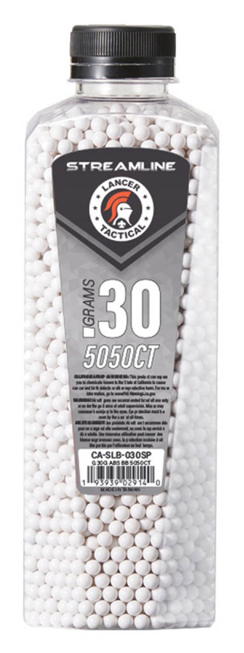 Billes Airsoft Lancer Tactical 6mm - 5050 en Bouteille