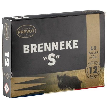 Cartouches Prevot Brenneke "S" - Demi-blindée - Cal. 12/70 - ChasseTir.com