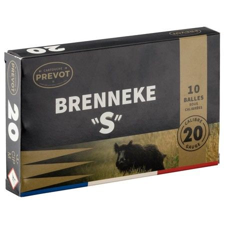 Cartouches Prevot Brenneke "S" - Demi-blindée - ChasseTir.com