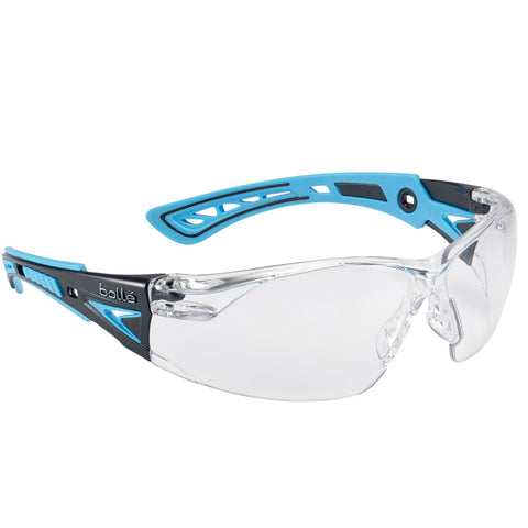 Lunettes BOLLE SAFETY Rush+ Platinum Verres Incolores - ChasseTir.com