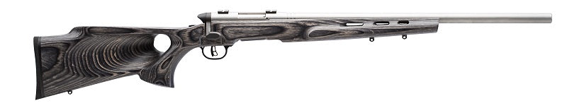 Carabine à verrou Savage B.MAG Target Thumbole - Cal. 17 WSM / 22" Inox