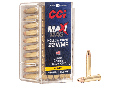 Balles CCI MaxiMag JHP - Cal. 22 Win Mag