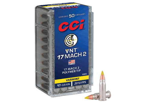 Balles CCI VNT - Cal. 17 HMR