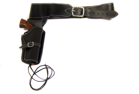 Ceinturon Denix Noir avec un Holster pour Revolver Western - ChasseTir.com