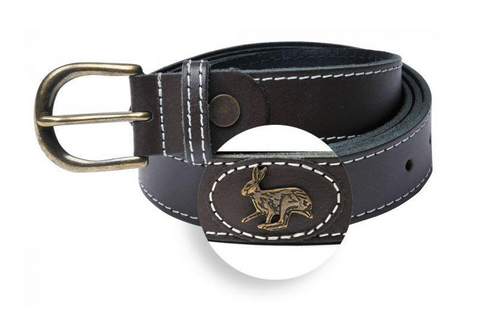 Ceinture Januel Cuir - Motif Lièvre