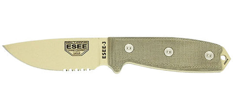 Couteau ESEE 3 Mixte Pommeau modifié