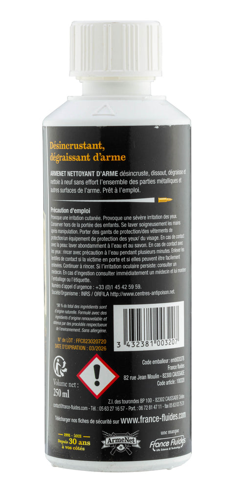 Nettoyant d'arme Armenet - 250ml - ChasseTir.com