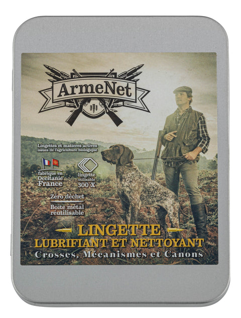 Lingettes Lubrifiant et Nettoyant Armenet Petit Modèle - ChasseTir.com