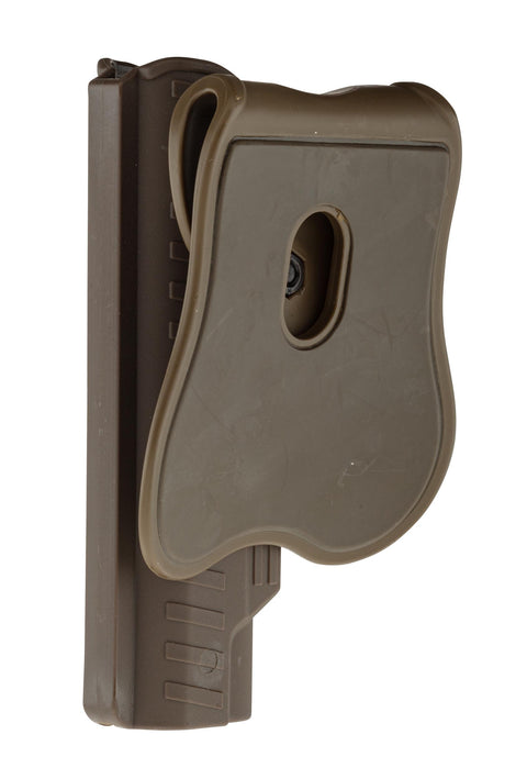 Holster Bo Manufacture Rigide Quick Release pour 1911 Droitier Tan - ChasseTir.com