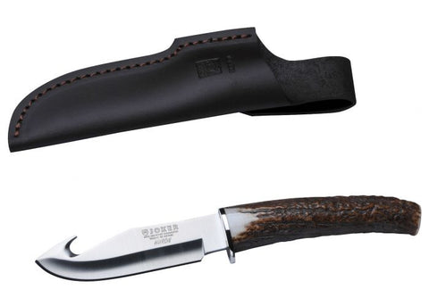 Couteau de chasse Januel skinner manche cerf - 11 cm - ChasseTir.com