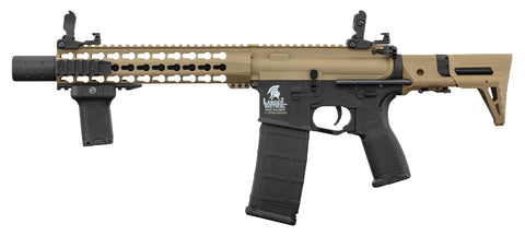 Replique Lancer Tactical AEG LT-19 GEN2 Silencer PDW 1J Tan/Noir