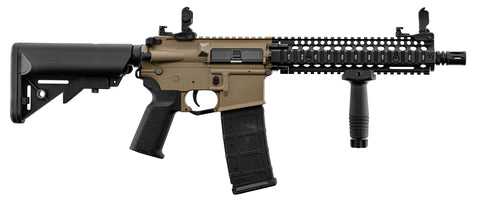 Replique Lancer Tactical AEG LT-18 GEN2 MK18 Tan & Noir Edition Limitée