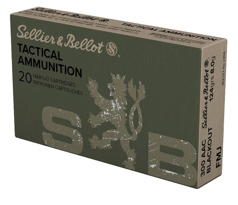 Balles S&B - Cal. 300 AAC Blackout FMJ - ChasseTir.com