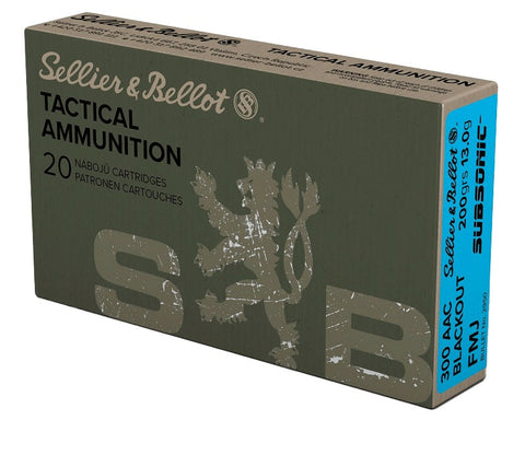 Balles S&B - Cal. 300 AAC Blackout FMJ - ChasseTir.com