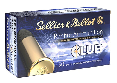 Balles Sellier & Bellot Club Lead Round Nose - Cal. 22LR - ChasseTir.com