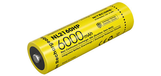 Batterie Rechargeable Nitecore 21700 Haute Performance