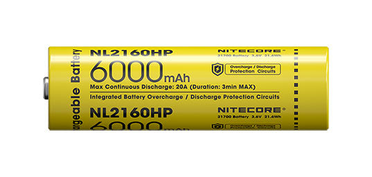 Batterie Rechargeable Nitecore 21700 Haute Performance