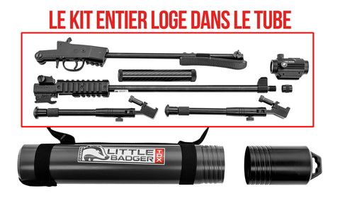 Pack Carabine de Survie Chiappa Little Badger Xtrem - Cal. 22 LR - ChasseTir.com