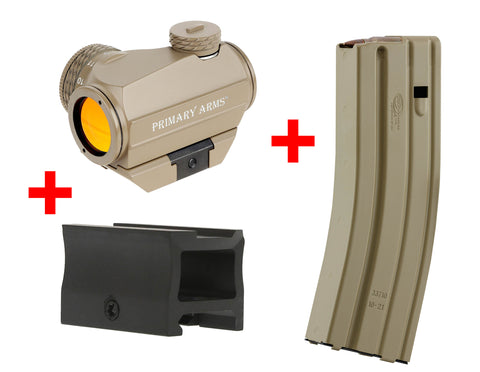 Pack x3 chargeurs Surefeed magazines + red dot OPA12 + montage pour AR15 - ChasseTir.com