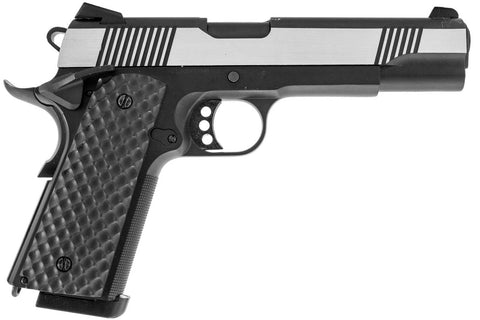 Réplique Airsoft Raven GBB 1911 MEU Full Metal Gaz Silver 1.0J