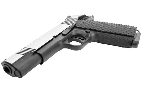 Réplique Airsoft Raven GBB 1911 MEU Full Metal Gaz Silver 1.0J