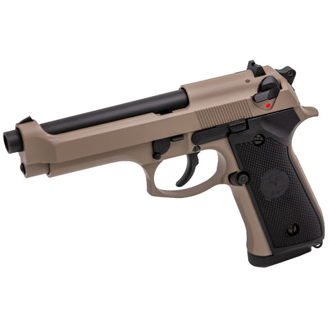 Réplique Airsoft Raven Pistolet GBB 92F Tan