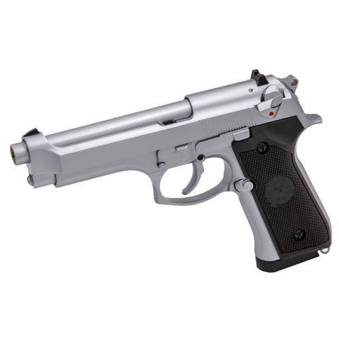 Réplique Airsoft Raven Pistolet GBB 92F Silver