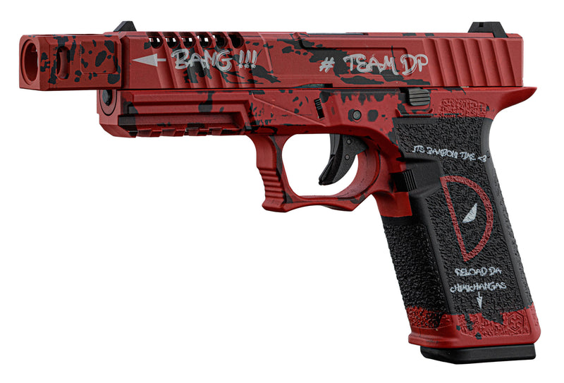 Réplique AW Custom GBB VX7102 DP Rouge et Noir - ChasseTir.com