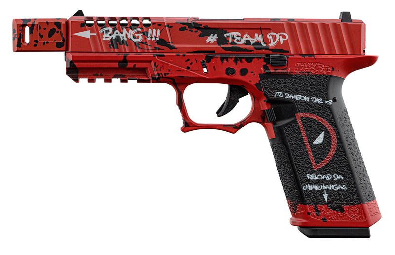 Réplique AW Custom GBB VX7102 DP Rouge et Noir - ChasseTir.com