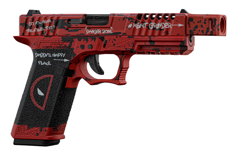 Réplique AW Custom GBB VX7102 DP Rouge et Noir - ChasseTir.com