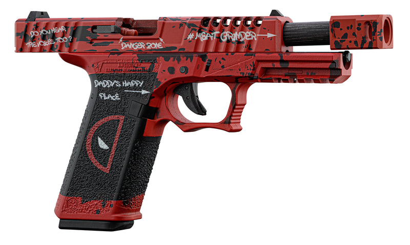 Réplique AW Custom GBB VX7102 DP Rouge et Noir - ChasseTir.com