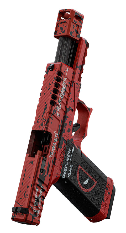 Réplique AW Custom GBB VX7102 DP Rouge et Noir - ChasseTir.com